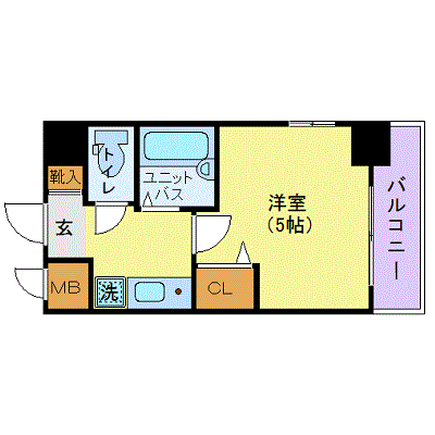 マンスリーリブマックス池尻大橋・目黒川リバーサイドステイ△【NET対応】≪スタンダードシリーズ≫の間取り図