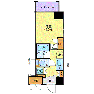 マンスリーリブマックス品川大崎セジョリステイ□【駅4分・浴室乾燥・洗浄便座】≪スタンダードシリーズ≫の間取り図