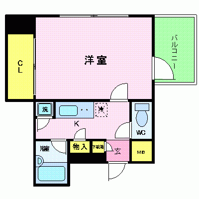 グッドステイ銀座一丁目■『駅徒歩4分』【ベーシック】の間取り図