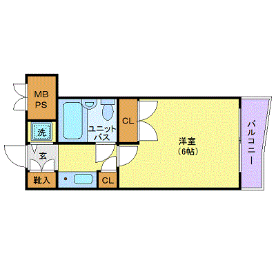 グッドステイ小田急豪徳寺NORTH■【ライト】の間取り図