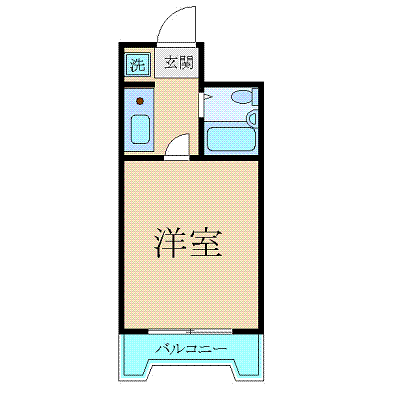 グッドステイ牛込柳町スカイコートⅢ∴【ライト】の間取り図