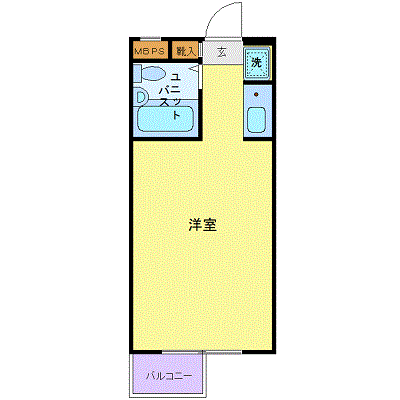 グッドステイ上北沢NORTHステイ▲【ライト】の間取り図