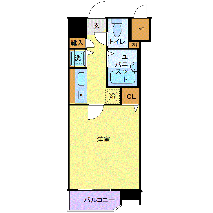 グッドステイ幡ヶ谷壱番館▲【ベーシック】の間取り図