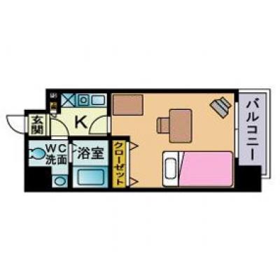 ピュアドームヴィアーレ博多　Bの間取り図