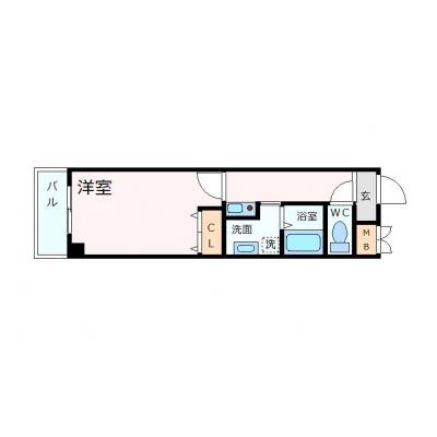 OneLife大阪農人橋の間取り図