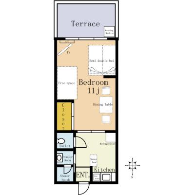 フレックス横浜の間取り図