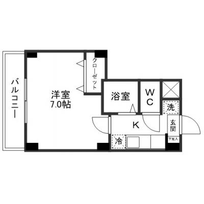 ＣＣＤ萩野町の間取り図