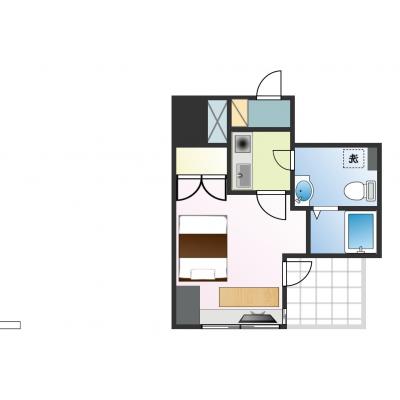 ＜✨デザイナーズ✨＞ＴＮＳ茅場町《バストイレ別🛁独立洗面台付❗》の間取り図