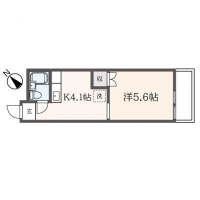 東都マンスリー　パークサイド登戸の間取り図
