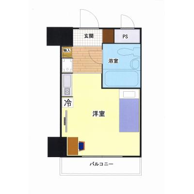 ★★★ウィークリー・マンスリー横浜生麦★★★【駅チカ・徒歩２分】【エレベーター】の間取り図