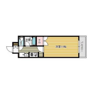 ★☆5月のご利用がお得★☆博多座・博多駅にアクセス良好の人気物件！ドリームステイ　フェルト博多Ⅵの間取り図