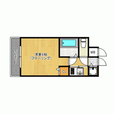 【10・11月の利用はお得☆】人気の天神エリア物件です♫博多エリアにもアクセス良好★ドリームステイ天神アクロスⅧの間取り図