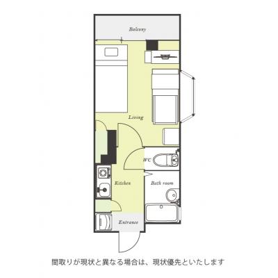 ユニオンマンスリー大宮４　731　1K・シングル・くつろぎstyle☆水道光熱費不要🌈の間取り図