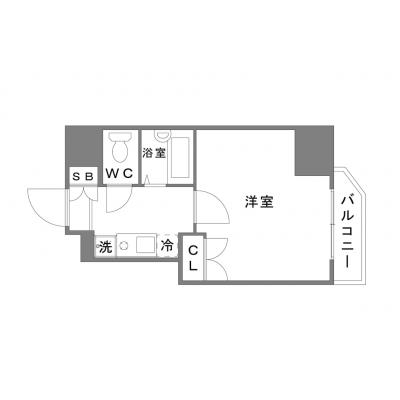 OneLife渋谷笹塚【★オートロック　★新宿まで好アクセス！】の間取り図