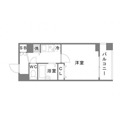 OneLife北参道クラウド【★明治神宮・東海大学医学部附属東京病院まで徒歩圏内！】の間取り図