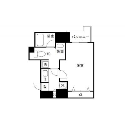 OneLife入谷エスト【▼台東区立田井東病院至近！▼独立洗面台】の間取り図