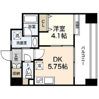 エールマンスリー西広島駅(5-2)　【★無料WI-FI標準装備（無制限）★　西広島駅徒歩圏内　宅配ボックス　オートロック　エレベーター　ゴミ簡易分別毎日回収】の間取り図
