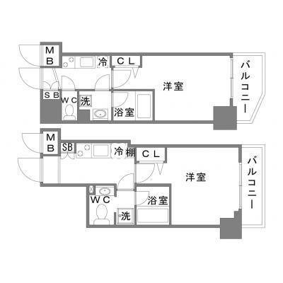 OneLife新宿御苑ベール【★慶應義塾大学病院まで徒歩圏内！】の間取り図