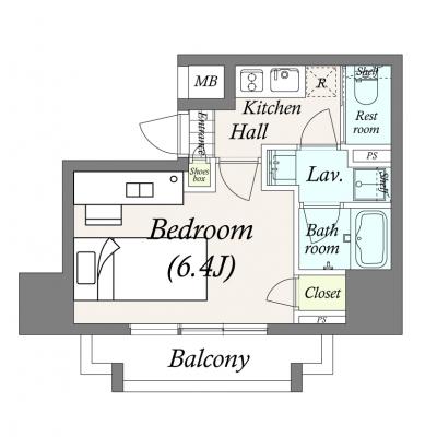 【TM新橋SIX/SD1】大門徒歩６分・築浅・独立洗面・ネットWi-Fi無制限無料・テレワークにも♪の間取り図