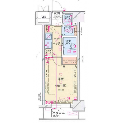 【TMDimｔ大森/SD】セミダブル・大森徒歩５分・ネットWi-Fi無制限無料・外国語対応可の間取り図