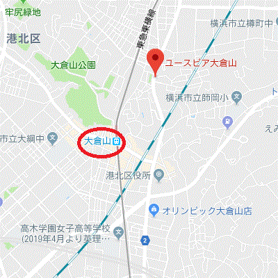グッドステイ東横線大倉山ユースピア■【ライト】の地図画像