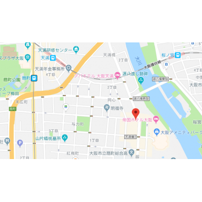 ワールドマンスリー北区同心の地図画像