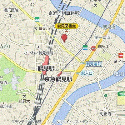 グッドステイ横浜鶴見NORTH■『24平米』【ベーシック】の地図画像