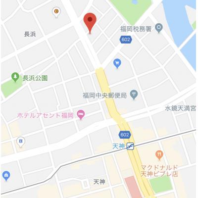 エスリード天神第２　　🚘近隣CPの地図画像