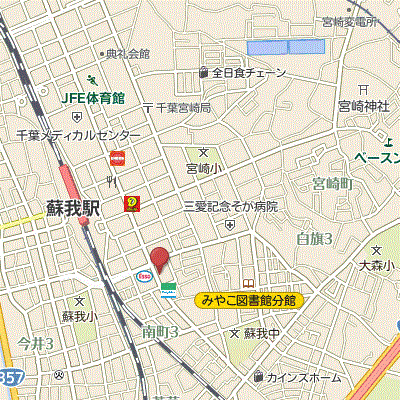マンスリーリブマックス蘇我ヴィレッジ★『1名入居限定・22平米』≪スマートシリーズ≫の地図画像
