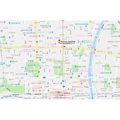 五条セフィーマンション１０１号　１ＤＫｔｙｐｅ　五条駅徒歩１分の地図画像