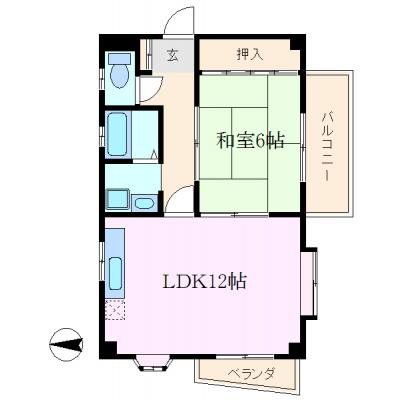 ひよこマンスリー藤が丘作田【Aタイプ】（藤が丘駅徒歩10分。広々お部屋でファミリーにオススメ！）の地図画像