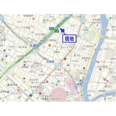 「九条駅」徒歩3分｜京セラドームへもアクセス可Ⅱの地図画像