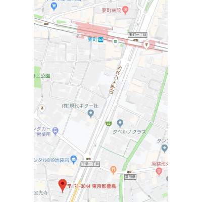 ☆ONEBAG池袋西【スタイリッシュシリーズ】♪３沿線３駅利用可能/眺望良好♪☆の地図画像