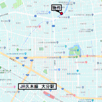 グッドステイ大分サンテラス【ベーシック・NET無料・オール電化・バス・トイレ別】の地図画像