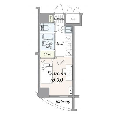 【TM芝公園/SD2】20.2㎡・御成門徒歩３分・ＢＴ別・ネットWi-Fi無制限無料・テレワークにも♪の地図画像