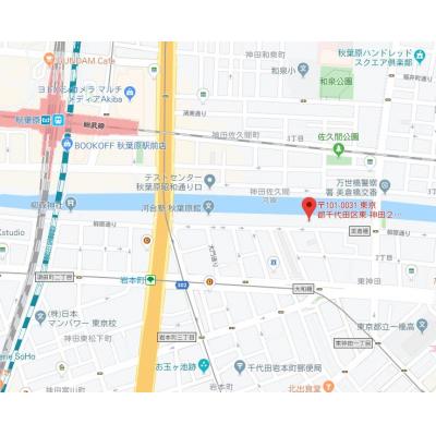 ☆ONEBAG東神田【スタイリッシュシリーズ】駅徒歩3分の好立地☆の地図画像