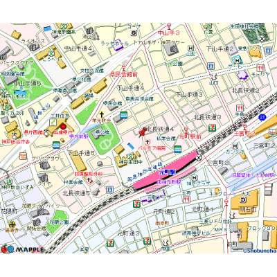 トラスト元町10【JR元町駅徒歩3分★　Wi-Fi無料！】の地図画像