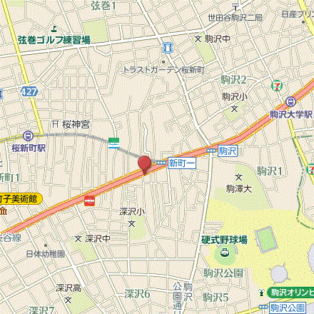 グッドステイ駒沢大学ガラシティ■『浴室乾燥付』【ベーシック】の地図画像