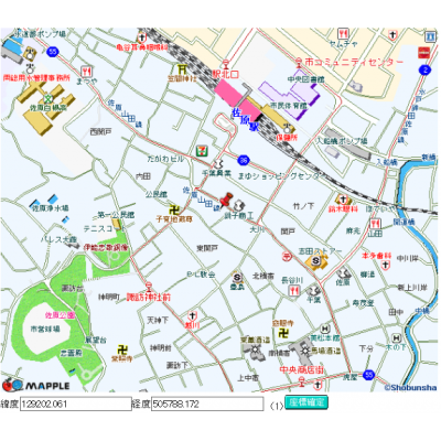 ロイヤルパレスの地図画像