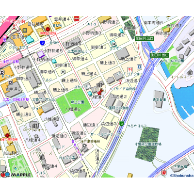 トラスト三宮9【✨人気のエリア☆磯上公園すぐ”✨】の地図画像