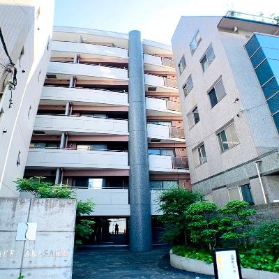[溜池山王・赤坂]マンスリー7A：1LDK、45平米(2階)の地図画像