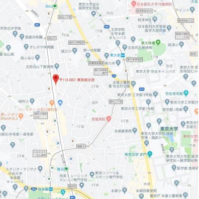 ●S-FITステイ文京・東大1DK【スタイリッシュシリーズ】法人ご担当者様、諸条件ご相談ください●の地図画像
