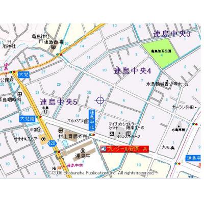 ★★プレジール安原A・B（※禁煙）★★【さくらマンスリー】近隣に24時間スーパーや飲食あり！水島中心地2DK物件♪の地図画像