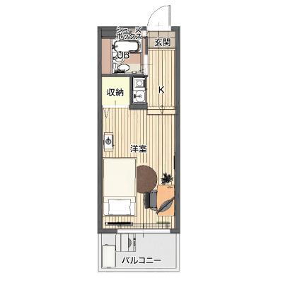レントライフマンスリー横浜日吉F【大人気日吉エリア】【契約・事務手数料無料！】の地図画像
