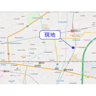 阪急「西宮北口駅」徒歩5分｜宝塚エリアへアクセス至便の地図画像