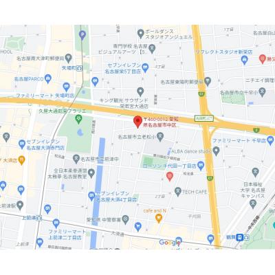 セイワマンスリー千代田【1K】【禁煙】【矢場町駅徒歩圏内】の地図画像