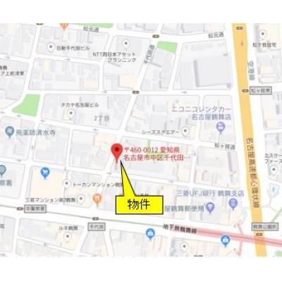 リードマンスリー【プレサンス鶴舞グリーンパーク】【オートロックで安心◎】の地図画像