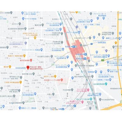 セイワマンスリー太閤通【1K】【禁煙】【長期の方大歓迎】【名古屋駅徒歩圏内】の地図画像