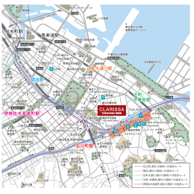 マンスリーステージ石川町2の地図画像