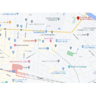 マンスリーステージ八王子２【光回線インターネット（WIFI対応）無料！管理費無料！！商店街至近】の地図画像